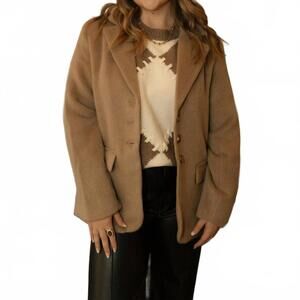 NEW SUNDAY EDITION jackie classic blazer in mocha